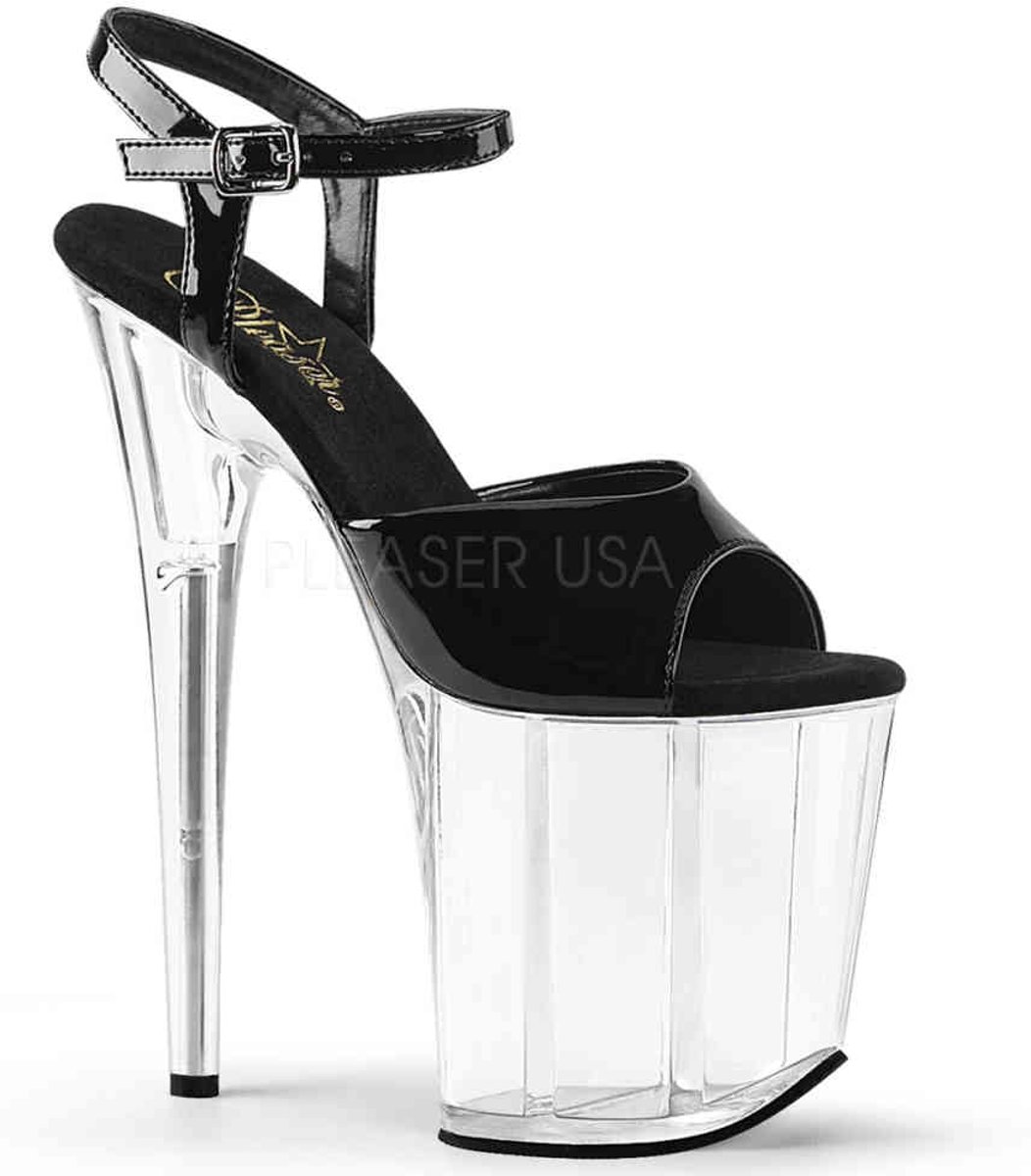 EU 37 = US 7 | FLAMINGO-809 | 8 Heel, 4 PF Ankle Strap Sandal